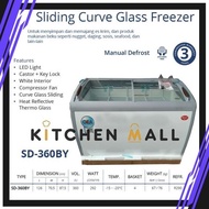 GEA SD-360BY kulkas box pintu kaca geser - freezer box daging es krim