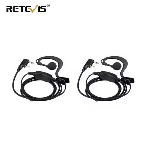 Retevis EEK004 RT22 Walkie Talkie C-type Earhook 2/4/6/10pcs Earpieces Radio Headsets for Retevis RT