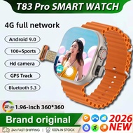 T83 Pro Smartwatch 4G Android 10.0 1.96 inch Amoled 200w Pixel Camera Video Call GPS Track 100+Sport