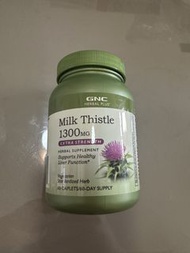 (包SF智能櫃)GNC乳薊果高效清肝精華1300毫克 60粒  GNC Herbal Plus Milk Thistle 1300mg
