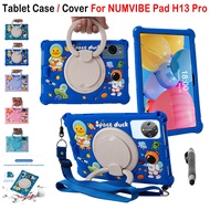 For NUMVIBE Pad H13 Pro Tablet High Quality Soft Silicone Shockproof Stand Cover Numvibe Pad H13Pro 