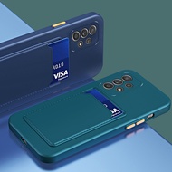 Khe cắm thẻ Túi bao Ốp điện thoại cho Samsung Galaxy A53 5g A73 A23 A43 A33 A13 A22 4G M52 Ốp cho Sa