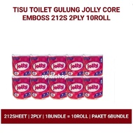 | Package 1BAL = 6BUNDLE | Tissue TOILET ROLL JOLLY CORE EMBOSS 212S 2PLY 10ROLL