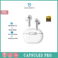 Soundpeats Capsule3 Pro Active Noise Cancelling Bluetooth Headset Hi-Res Small Gold Label Certificat