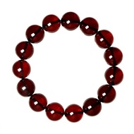 【正佳珠寶】琥珀血珀 頂級高淨體櫻桃血珀 13.3-13.8mm 琥珀血珀