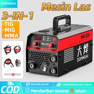 DOMHOAI 3IN1 Mesin Las Mig-250 Las Listrik Profesional Inverter Mesin Las Pengelasan laser imitasi T
