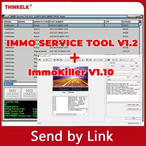 2024 Hot sell ImmoKiller V1.10 New IMMO Off Software v1.1 ECU Programmer IMMO SERVICE TOOL V1.2 Immo