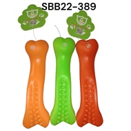 1-6 pcs 17cm Pet Toy Squeaky Chew Toy Bone Dog Teether Toy
