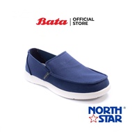 Bata บาจา ยี่ห้อ North Star รองเท้าสนีคเคอร์ รองเท้าแบบสวม รองเท้าทรงลำลอง สำหรับผู้ชาย รุ่น Cruise สีกรมท่า 8599038
