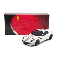 BR 1/18 Ferrari F12 TDF White with Red White Blue Stripe Style Number: BBR182103 Name: FERRARI F12 T