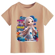 ATASAN BAJU KAOS ANAK PEREMPUAN LENGAN PENDEK UKURAN S-XXL D&C KIDS DTF-1674