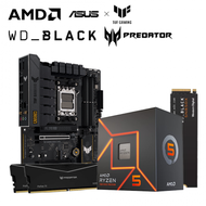 【重磅價】AMD【6核】Ryzen5 7500F+華碩 TUF GAMING B650-E WIFI+Acer Predator Pallas II DDR5-6000 16G*2(黑)+WD_BLACK SN850X 1TB