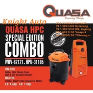 LAST UNIT OFFER QUASA WDU-62121 Vacuum Cleaner & QUASA HPU-31105 High Pressure Cleaner(Comb) ID11956