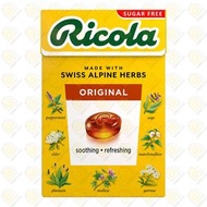 利口樂 - Ricola利口樂香草潤喉糖 - 原味 40克 (7610700607008) exp: 11/2025