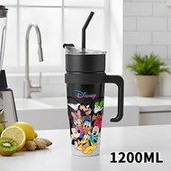 Mickey Mouse Tumbler Aesthetic Drink Bottle Stainless Steel Tumblr CUP Case 1200 ML Thermos Coffee C