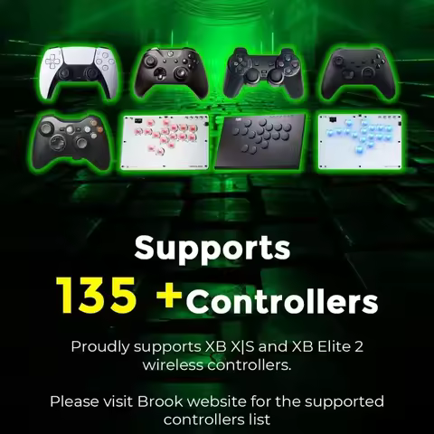 Brook Wingman XB3 Converter for Xbox One/Xbox Series X|S/PC Console Wired Arcade Fight Stick Hitbox 