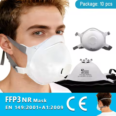 Air Valve LAIANZHI FFP3 CE Cup Type mask Protective masks disposable pm2.5 masks harmful 99% hygiene