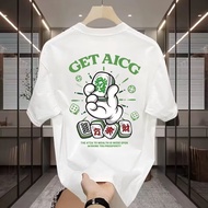 2026 Pure Cotton Fun Sparrow God Mahjong Fortune Good Luck Creative Short-Sleeved T-Shirt Men Women 