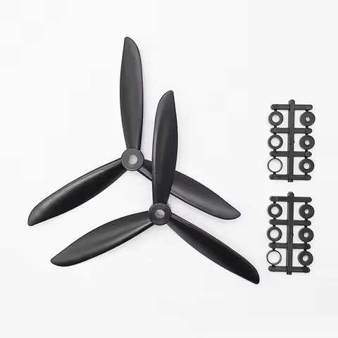 1/2 pairs 5045/6045 3-blade Propeller 5x4.5 6x4.5 CW CCW for RC FPV Drone Airplane Fixed Wing Part