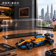 Clear Acrylic Display Case for Lego 42141 McLaren F1 Collector F1 Showcase Dustproof Protection