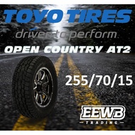 (POSTAGE) 255/70/15 TOYO OPEN COUNTRY A/T 2 NEW CAR TIRES TYRE TAYAR