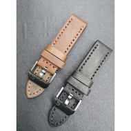 HITAM Alexandre christie buckle Black AC Leather Watch strap