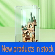 Wooden Display Box Suitable for Lego 76413 Hogwarts Responsive House Model Acrylic Dust Cover