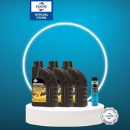 Silkolene Motorcycle Engine Oil 4T 10W40 Semi Synthetic Ester Comp 4 XP 1L (Pack of 3) & Silkolene E