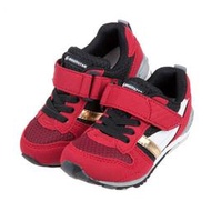童鞋(15~21公分)Moonstar日本Hi系列黑紅色兒童機能運動鞋I1DS62A