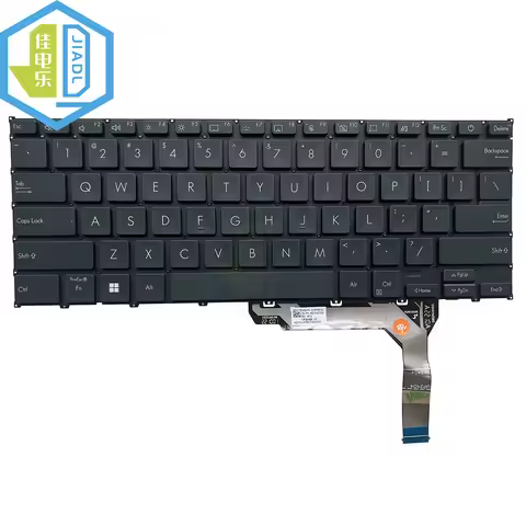 US English Blue Keybcaps Backlit Keyboard For ASUS Zenbook 14X OLED UX3404 UX3404V UX3404VA UX3404VC