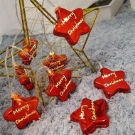 （1.5公尺10燈【常亮USB款】）聖誕鍍金禮包-LED電鍍五角星星雪花燈串聖誕天羅球氛圍裝飾閃光燈彩燈