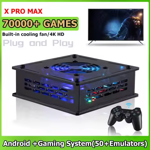 Super Console X Pro MAX Retro Mini Video Game Console S905X Dual System Built-in 70000+Classic Games