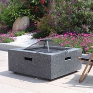 燒烤枱燒烤爐戶外庭院燒烤爐用具烤火爐圍爐煮茶燒烤架71CM（不含椅）