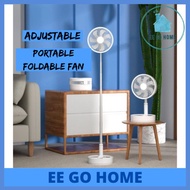 Retractable Fan USB Portable Fan 4 Speed Adjustable Angle Folding Fan Large Capacity Battery Mini Fa