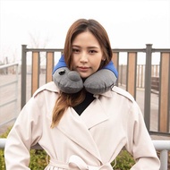 瑞士Travelmall 3D專利按壓式充氣頸枕 - 藍色尊貴版