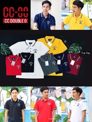 🔥เสื้อยืดแขนสั้นโปโล คอปก CC-OO ปักนก ผู้ชาย ผ้าจุติ M L XL 2XL(Polo men.03) ⚡พร้อมส่ง⚡