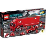- LEGO 75913 Speed Champions F14 T & Scuderia Ferrari Truck (884 Pieces)
