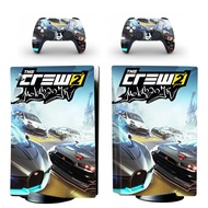 The Crew 2 PS5 Disc Skin Sticker for Playstation 5 Console amp; 2 Controllers Decal Vinyl Protective Disk Skins