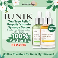 [Ready stock] Iunik Serum Tea Tree Relief Propolis Vitamin Synergy Serum 50ml vitalize skin with ric