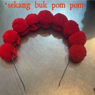 cekak rambut / sekang rambut pompom