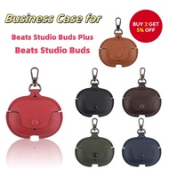 Case for Beats Studio Buds Plus Leather Green Protective Earphone Casing Beats Studio Buds Cover  Ke