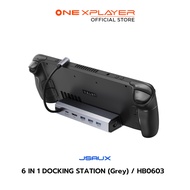 JSAUX 6 in 1 USB-C DOCKING STATION For Portable Game Console Steam Deck/smart phone/tablet Model HB0