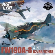 3G Model Border Assembly Aircraft BF-009 1/35 FW190A-8 R2/R6/R7/R8 4in1 Fighter
