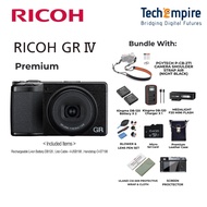 RICOH DIGITAL CAMERA GRIV GR4 GR IV / HDF / MONOCHROME PREMIUM COMPACT CAMERA 1 YEAR WARRANTY