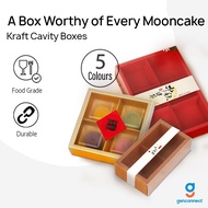 Mooncake Box | Festive Kraft Cavity Boxes | Xmas Christmas Gift Box | Brownie Box | Cookies Box 80G