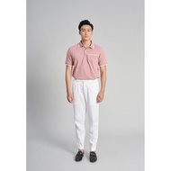 Baby Pink Polo Shirt Regular Fit - Men's Plain Collar Short Sleeve T-Shirt - Men's Collared Shirt Short Sleeve Polo