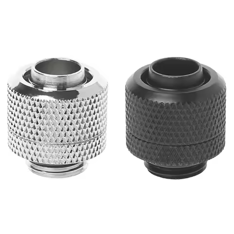 Computer Water Cooling G1/4 3/8"ID X 1/2"OD 9.5x12.7mm Tubing Hand Compression Fittings Water Coolin