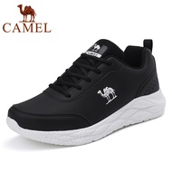 CAMEL_ Men's Sports Sneakers Breathable Casual Male Running Sports Shoes Black