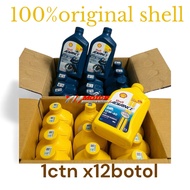 1KOTAK 12pcs 4T Shell AX7 15W-50 / 10W-40 , AX5 15W-40 (100% Original Shell Malaysia)