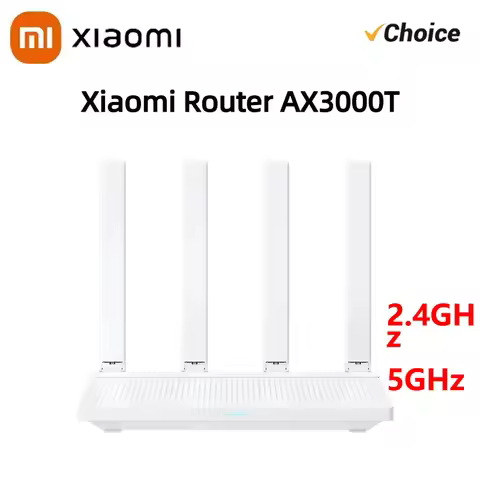 Xiaomi Router AX3000T 2.4G 5G Mesh Technology WiFi 6 Efficient Wall Penetration Children Online Prot